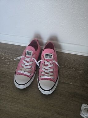 Converse All Star Pink Low-Top Sneakers